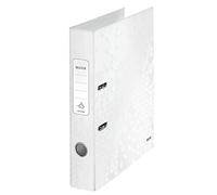 Leitz Lever Arch File, Pearl white, 50 mm spine width, WOW Range, 10060001