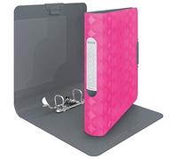 Leitz Lever Arch File, Retro Chic Range, 6 cm Width, 11340063 - A4, Fuchsia
