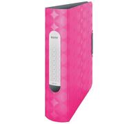 Leitz Lever Arch File, Retro Chic Range, 8 cm Width, 11330063 - A4, Fuchsia