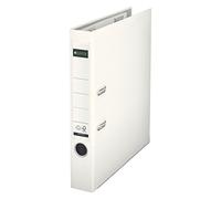 Leitz Lever Arch File, White, Plastic, A4, 5 cm spine, 10150001