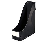Leitz Magazine File Extra Wide, Pack of 8, Ideal for Storing and Storing Documents, Catalogues and Folders in A4 and US Format, Black, 24250095