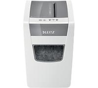 Leitz Cross Cut Paper Shredder IQ Slim Home Office, Shreds 11-10 Sheets (70-80 gsm), 23L, White