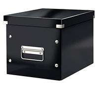Leitz WOW Click & Store Cube Medium Storage Box, Black