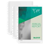 Leitz Premium Plastic Punched Pocket A4, Expanding, High Capacity 200 Sheets, 17