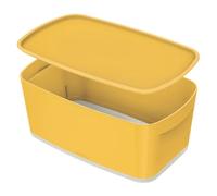 Leitz Storage Boxes, Polystyrene (PS), Warm Yellow, 318 x 128 x 191 mm