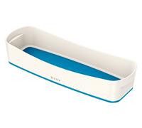 Leitz MyBox Organiser Tray Long, Storage, waterproof ABS, Blue Metallic