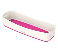 Leitz MyBox Organiser Tray Long White/Pink 52581023