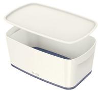 Leitz Mybox White Grey Matt 4-Pack Small Storage Box With Lid A5
