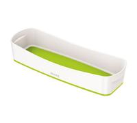 Leitz Mybox Wow White Green 4-Pack Organiser Storage Tray Long
