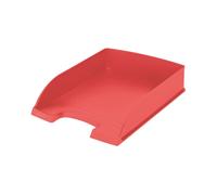 Leitz Office Filing Tray Letter Rack Desktop Paper A4 Document Holder Red