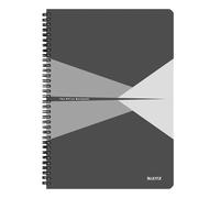 Leitz Office Notebook A4 squared wirebound with cardboard cover 46470085