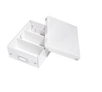 Leitz Click & Store WOW Small Organiser Box Laminated Cardboard White 220 x 282 x 1000 mm