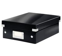 Leitz Organiser Box, Click and Store Range 60570095 - Small, Black Small Black