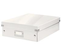 Leitz Organiser Box, Click and Store Range 60580001 - Medium, White Medium White