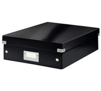 Leitz Organiser Box, Click and Store Range 60580095 - Medium, Black Medium Black