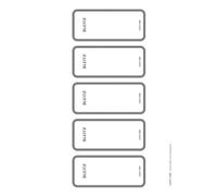 Leitz PC Printable Self Adhesive Spine Labels for Leitz Wow, Leitz Active Wow, S