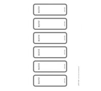 Leitz PC Printable Self Adhesive Spine Labels for Leitz Wow, Leitz Active Wow, Style, Urban Chic and Active Solid 50 mm Lever Arch Files, Narrow and Short, 36 x 111 mm, Paper, 16930085 - Light Grey, Pack of 60