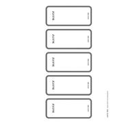 Leitz PC Printable Self Adhesive Spine Labels for Leitz Wow, Leitz A (US IMPORT)