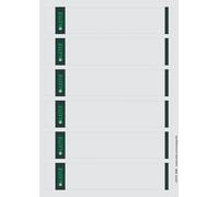 Leitz PC Printable Self Adhesive Spine Labels for Standard 50 mm Lever Arch Files, Narrow and Short, 39 x 192 mm, Paper, 16862085 - Grey, Pack of 150
