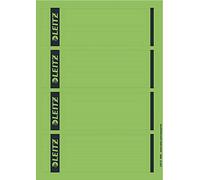 Leitz Printable Spine Labels for Standard Lever Arch Files - Green (Pack of 100)