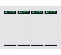 Leitz PC Printable Spine Labels for Plastic 80 mm Lever Arch Files, Wide and Short, 56 x 190 mm, Card, 16800085 - Grey, Pack of 100