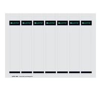 Leitz PC Printable Spine Labels for Plastic 50 mm Lever Arch Files, Narrow and Short, 31 x 190 mm, Card, 16810085 - Pack of 100 - Grey/light grey