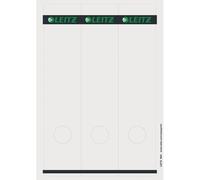 Leitz PC Printable Self Adhesive Spine Labels for Standard 80 mm Lever Arch Files, Wide and Long, 61.5 x 285 mm, Paper, 16870085 - Pack of 75 - Grey/light grey