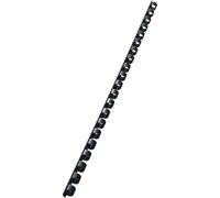 Leitz Plastic Comb Binding Spines 8mm Black - Pack of 100