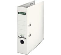 Leitz Plastic Lever Arch File, 90 Percent Recycled Holds 600 Sheets, White