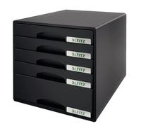 Leitz Plus 5 Drawer Cabinet A4 - Black