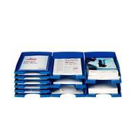 Leitz 52330035 A4 Plus Range Jumbo Letter Tray - Blue