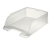 Leitz Plus Letter Tray 5233 Jumbo A4 Transparent Frosty 25.5 x 35.7 x 10.3 cm