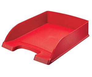 Leitz Plus Letter Tray Standard Red 52270025