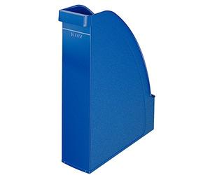 Leitz Plus Series Magazine File A4 Pack of 6 for Portrait and Landscape Use Blue 24760035