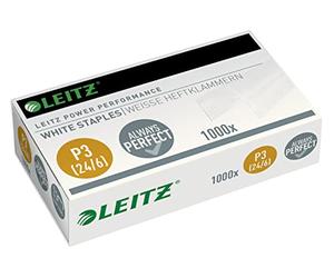 Leitz Power Performance P3 24/6 Staples - White, Pack of 1000, 55540000