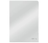 Leitz Premium Folder, Pack of 1, Holds up to 40 A4 sheets, Transparent, 150 Micron PVC Material, 41530003