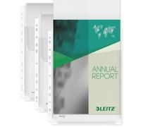 Leitz Premium Plastic Punched Pocket A4, Expanding, High Capacity 200 Sheets, 17
