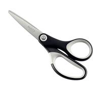 Leitz Titanium Scissors, Right or Left Handed (Ambidextrous), 150 mm, Office Stationary, Ergonomic Handle, Black