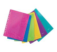 Leitz Punched Pocket A4 WOW Document Storage Folder Wallet Organisation 30 Pack