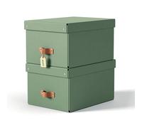 Leitz Puro Storage Box with lid. medium. 17L. 100% recycled card. pack