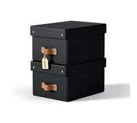 Leitz Puro Storage Box with lid small 7L 100% recycled card pack of 2 61470095