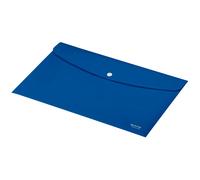 Leitz Recycle Document Wallet 46780035 A4 Caps Plastic Portrait and Landscape 31.3 (W) x 0.7 (D) x 23.5 (H) cm Blue
