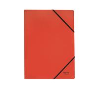 Leitz Recycle Card Folder/Elastic Bands A4 Red (Pack of 10) 39080025
