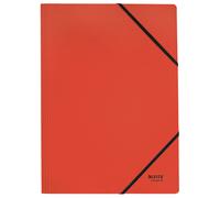 Leitz Recycle Card Folder/Elastic Bands A4 Red (Pack of 10) 39080025