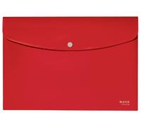 Leitz Recycle Document Wallet Plastic A4 Red (Pack of 10) 46780025