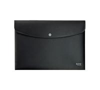 Leitz Recycle Document Wallet Plastic A4 Black (Pack of 10) 46780095