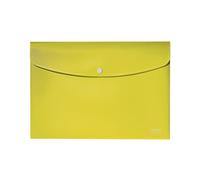 Leitz Recycle Document Wallet Plastic A4 Yellow (Pack of 10) 46780015