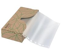 Leitz Recycle Document Wallets, 40 A4 Pack in Cardboard Dispenser
