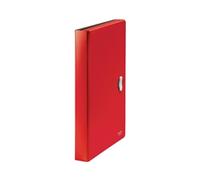 Leitz Project File A4 PP Red Leitz Recycle Expanding Concertina File CO NeutraL