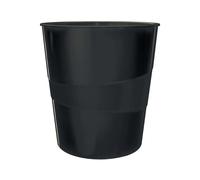 Leitz Recycle Waste Bin 15 L Black Plastic
